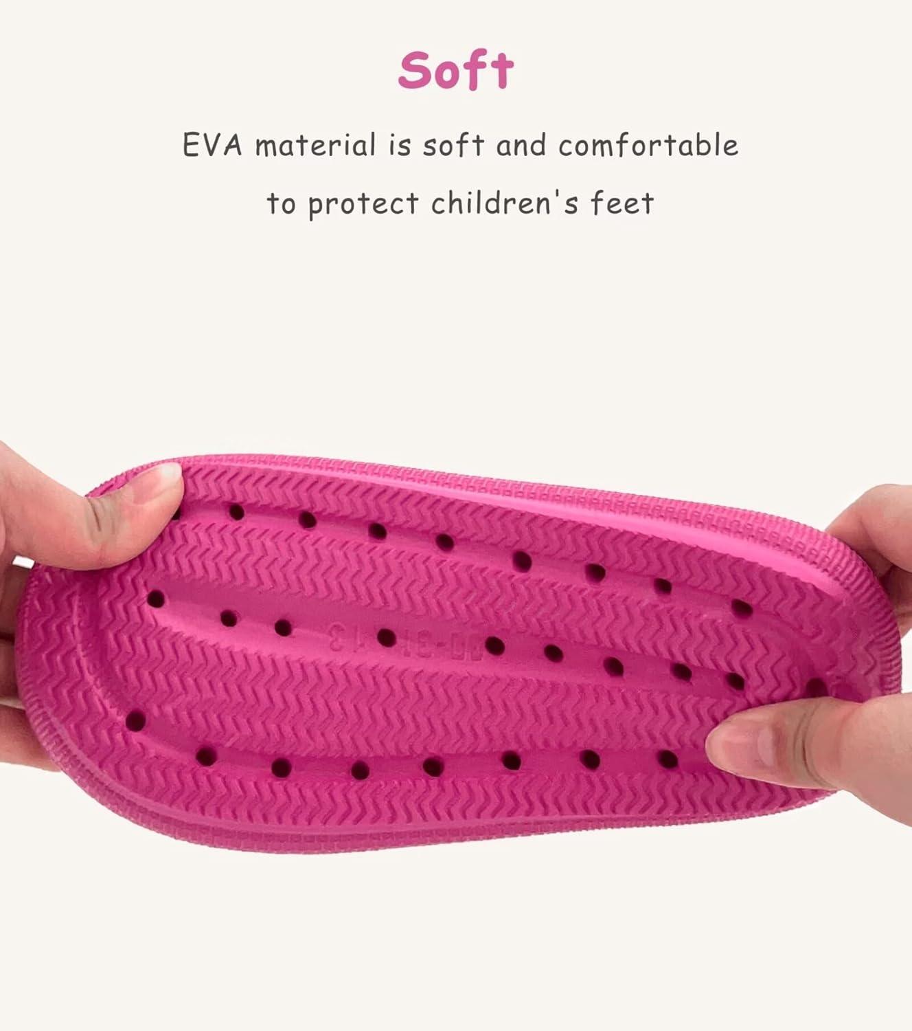 imageCubufly Cloud Slides for KidsBoys Girls Shower Slippers Slip on SandalsNonSlip Open Toe Pillow Slippers SandalsQuick Drying Summer Beach Pool ShoesResered