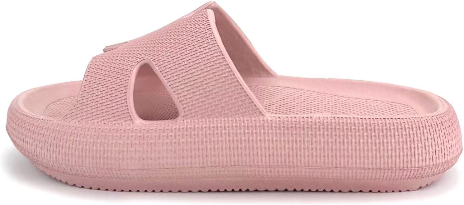 imageCubufly Cloud Slides for KidsBoys Girls Shower Slippers Slip on SandalsNonSlip Open Toe Pillow Slippers SandalsQuick Drying Summer Beach Pool ShoesRosepink
