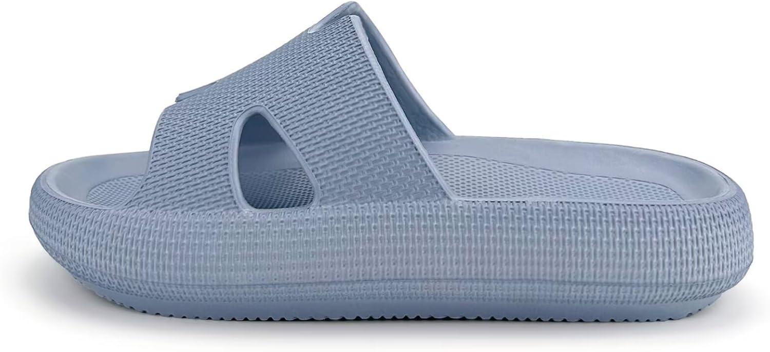 imageCubufly Cloud Slides for KidsBoys Girls Shower Slippers Slip on SandalsNonSlip Open Toe Pillow Slippers SandalsQuick Drying Summer Beach Pool ShoesWaterblue