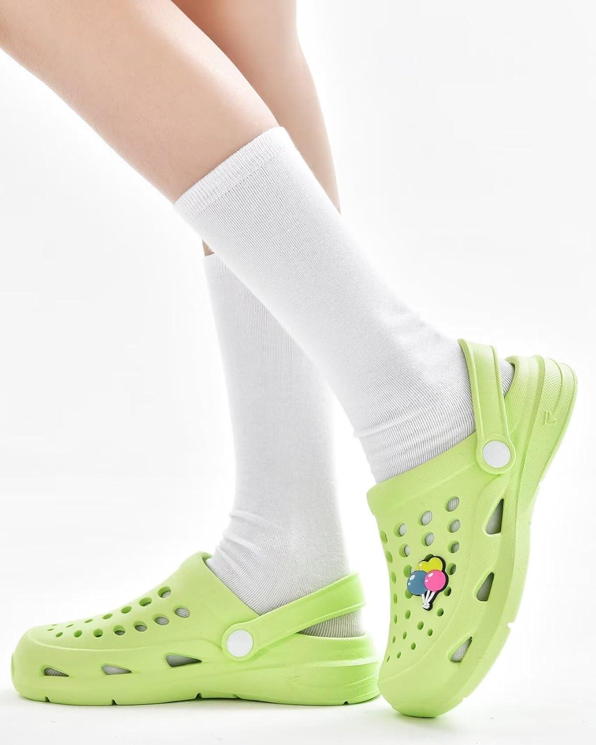 imageCubufly Kid Garden Clogs Slip on Water Shoes Children Sandals for Indoor OutdoorToddlerLittle KidsBig KidsGreen