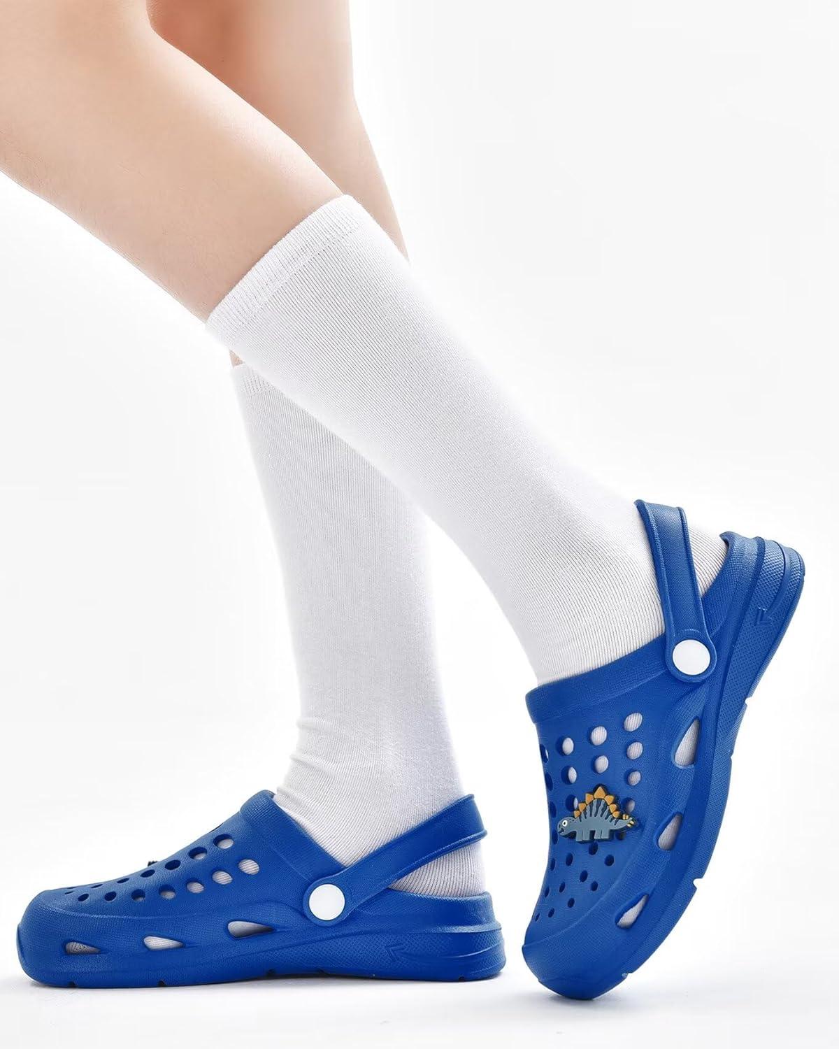 imageCubufly Kid Garden Clogs Slip on Water Shoes Children Sandals for Indoor OutdoorToddlerLittle KidsBig KidsKlein Blue