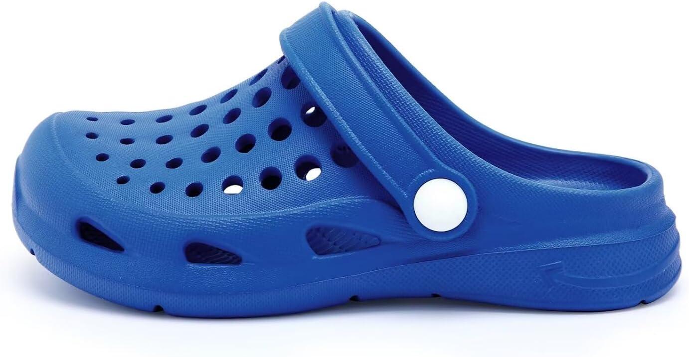imageCubufly Kid Garden Clogs Slip on Water Shoes Children Sandals for Indoor OutdoorToddlerLittle KidsBig KidsKlein Blue