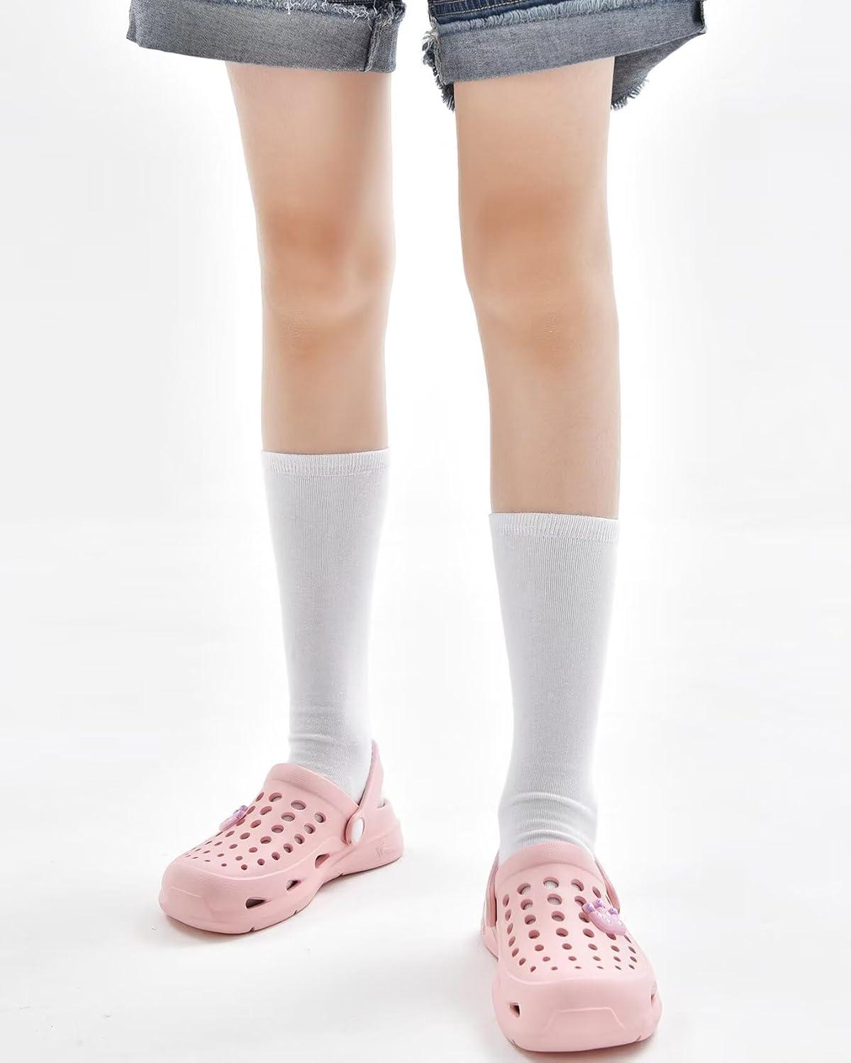 imageCubufly Kid Garden Clogs Slip on Water Shoes Children Sandals for Indoor OutdoorToddlerLittle KidsBig KidsPink