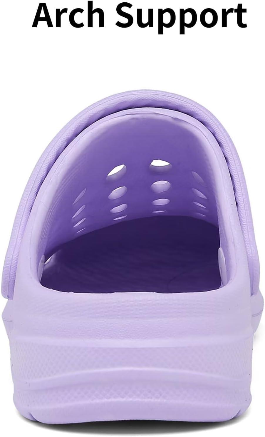 imageCubufly Kid Garden Clogs Slip on Water Shoes Children Sandals for Indoor OutdoorToddlerLittle KidsBig KidsPurple