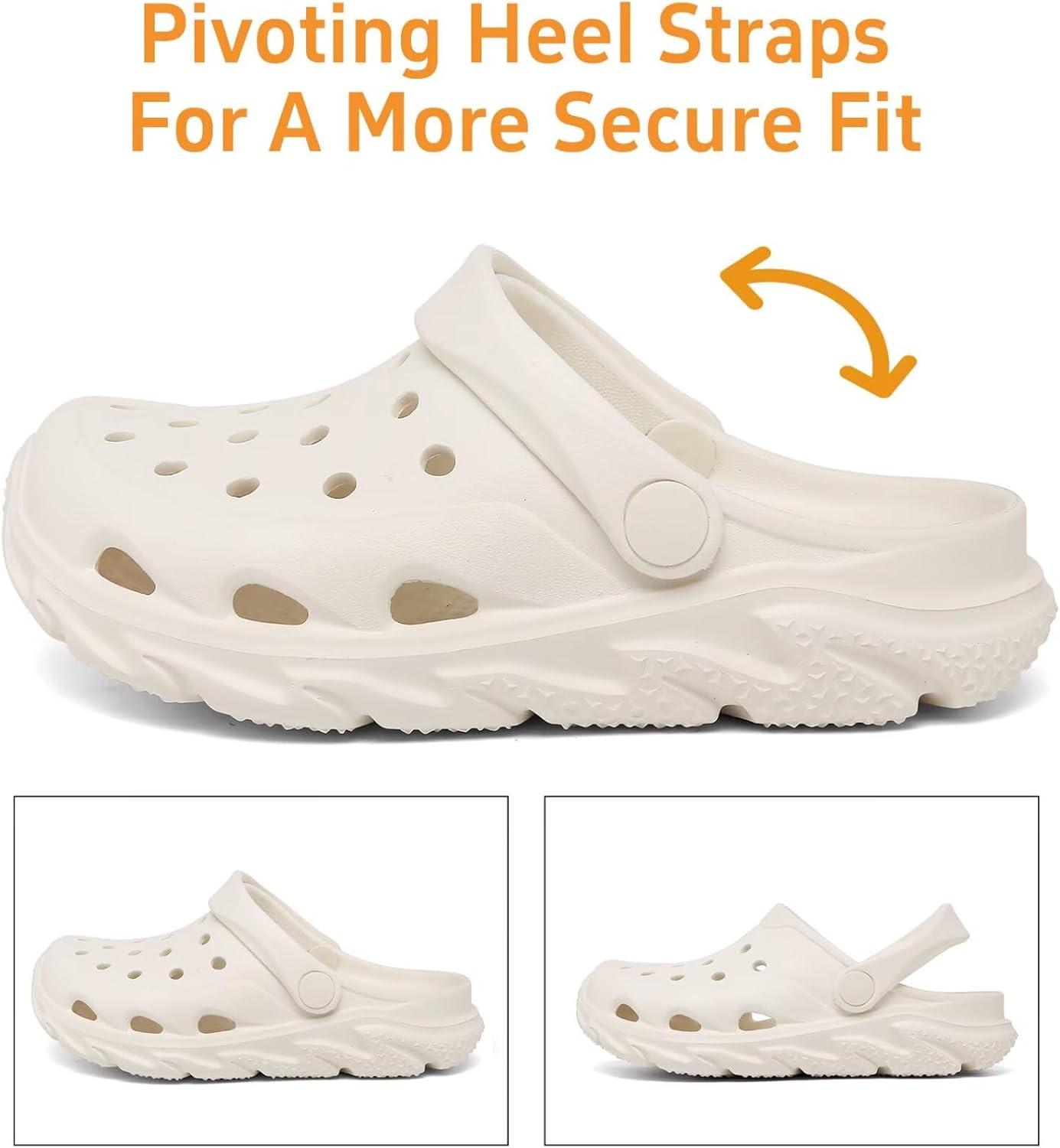 imageCubufly Kids Boys Girls Clog Garden Shoes Slip On Slide Sandals Beach Water Shoes for ToddlerLittle KidBig KidChildrenBeige