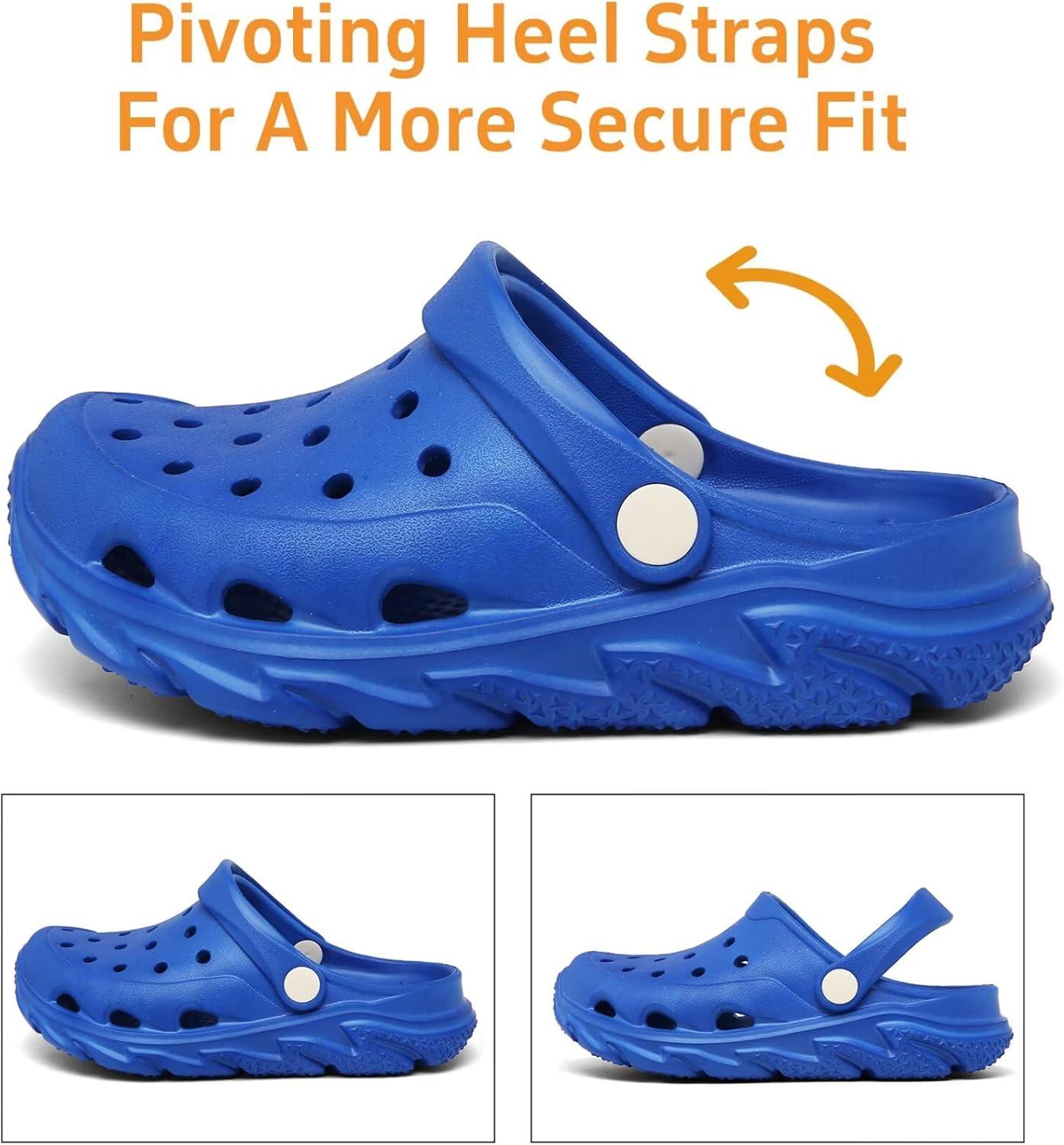 imageCubufly Kids Boys Girls Clog Garden Shoes Slip On Slide Sandals Beach Water Shoes for ToddlerLittle KidBig KidChildrenKlein Blue