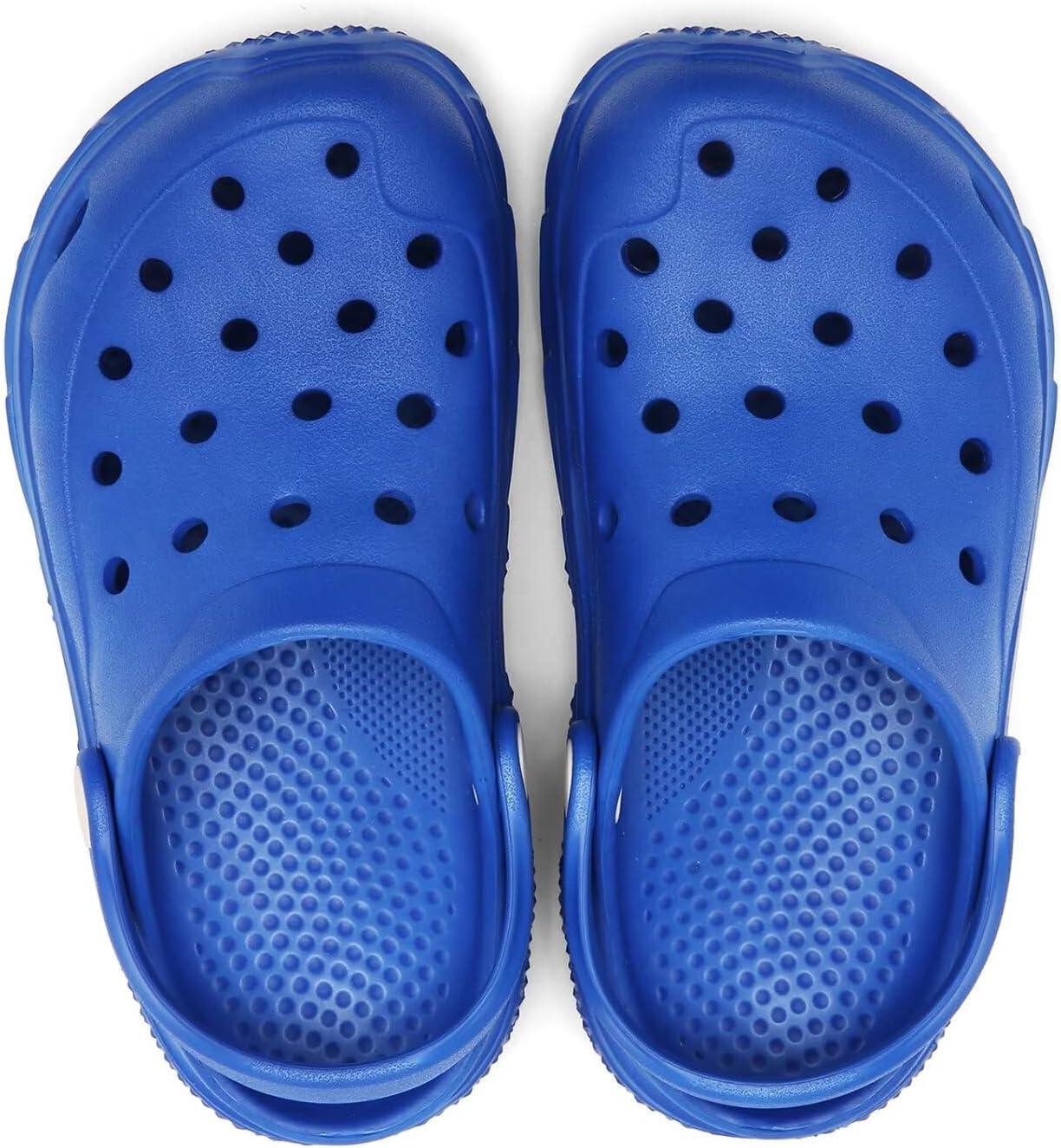 imageCubufly Kids Boys Girls Clog Garden Shoes Slip On Slide Sandals Beach Water Shoes for ToddlerLittle KidBig KidChildrenKlein Blue