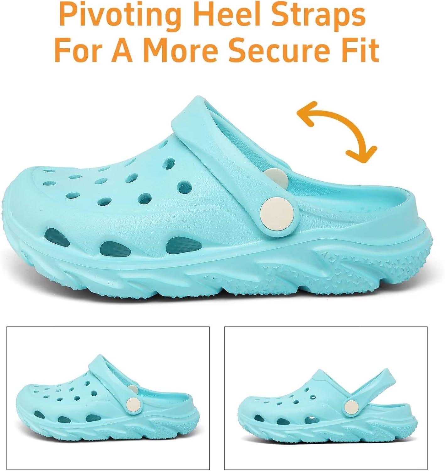 imageCubufly Kids Boys Girls Clog Garden Shoes Slip On Slide Sandals Beach Water Shoes for ToddlerLittle KidBig KidChildrenWater Blue