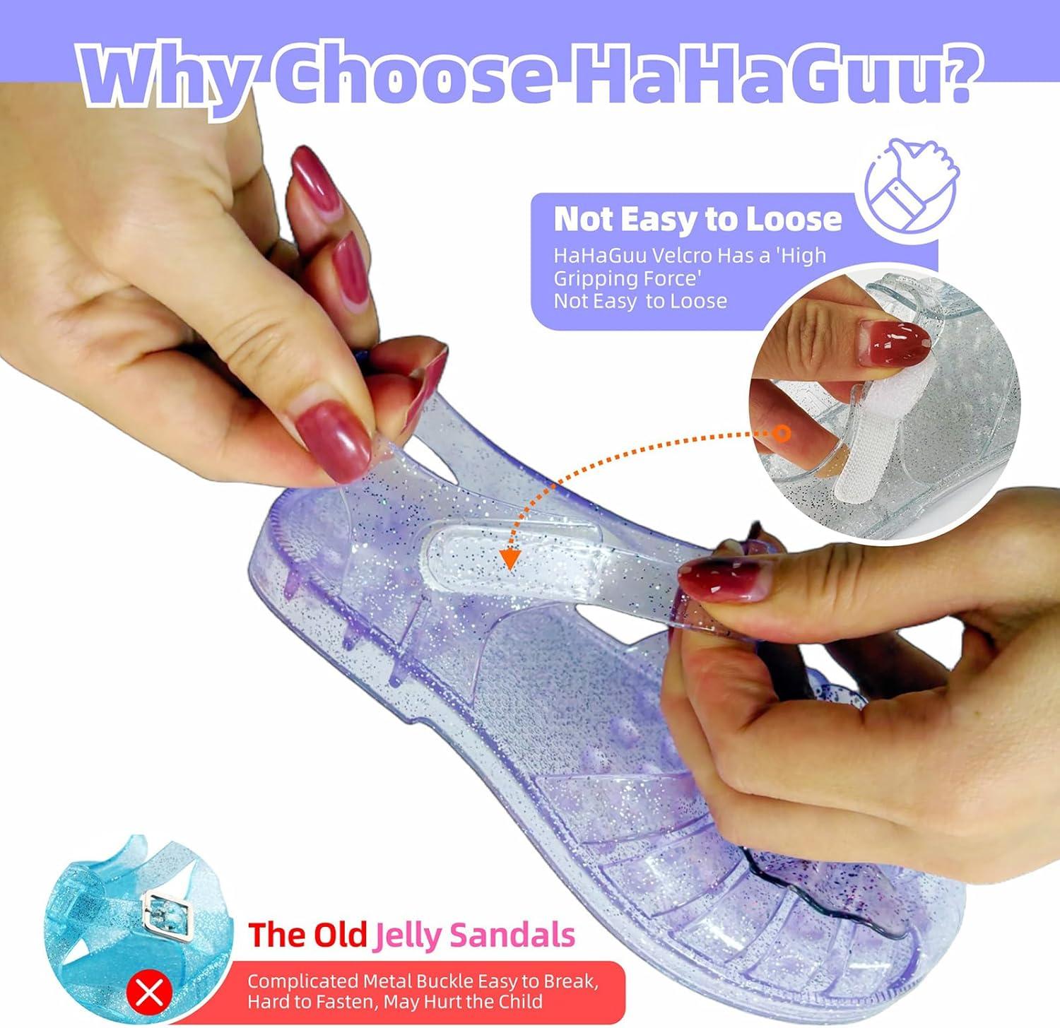 imageGirls Jelly Sandals Summer Costume Princess Dress Flat Breathable Waterproof Fisherman Gladiator Shoes For Girl Closed Toe Beach FlatSandals For Toddler Little Kid Big KidsDiamond Lilac