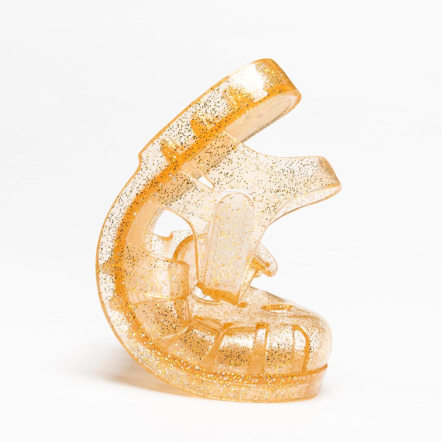 imageGirls Jelly Sandals Summer Costume Princess Dress Flat Breathable Waterproof Fisherman Gladiator Shoes For Girl Closed Toe Beach FlatSandals For Toddler Little Kid Big KidsGlitter Gold