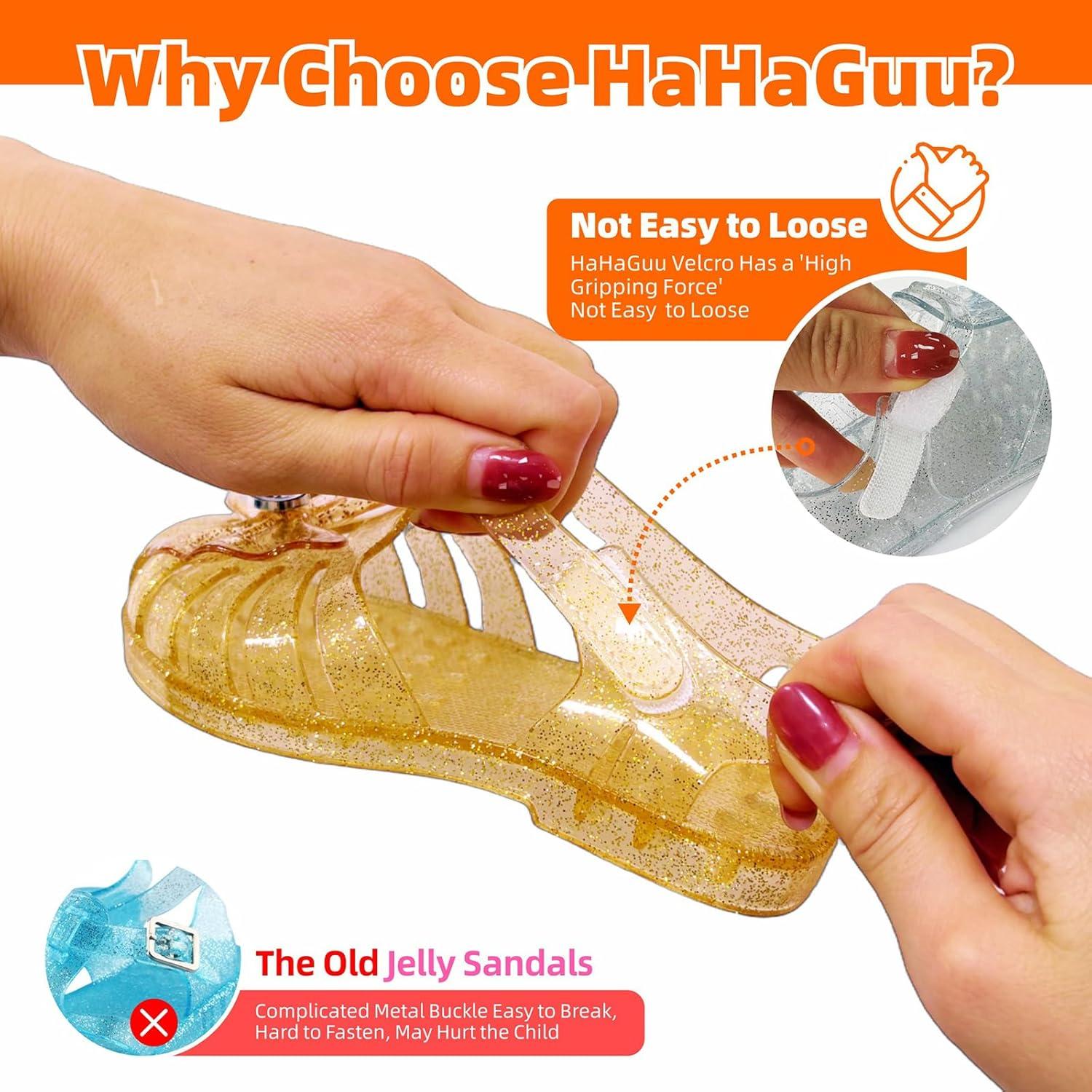 imageGirls Jelly Sandals Summer Costume Princess Dress Flat Breathable Waterproof Fisherman Gladiator Shoes For Girl Closed Toe Beach FlatSandals For Toddler Little Kid Big KidsDiamond Gold