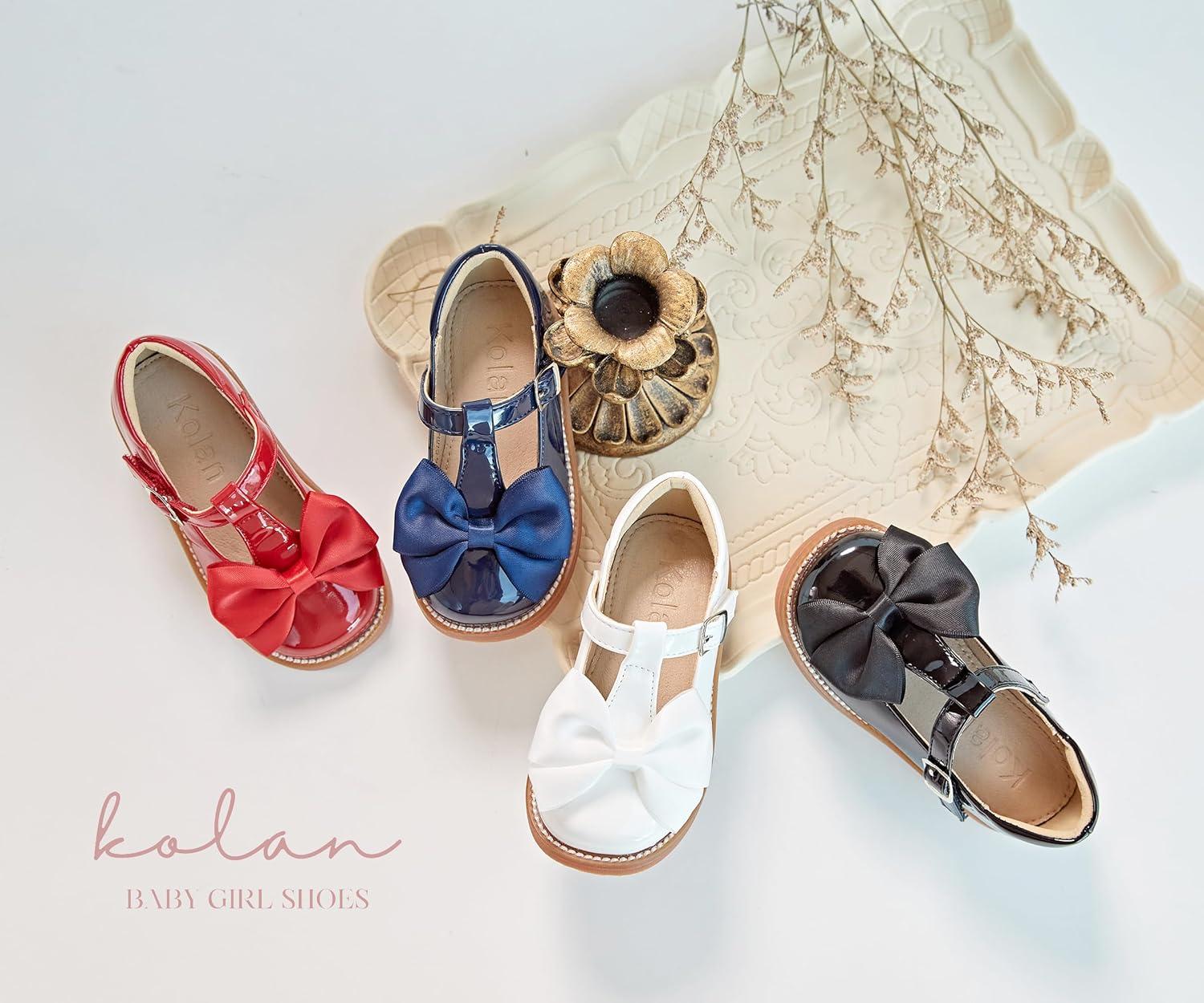 imageKolan Todder Little Girls Oxford Shoes Mary Jane TStrap School Uniform Party Dress Flat ShoesKe08red