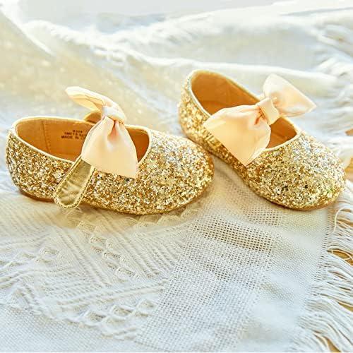 imageKolan Toddler Little Girls Mary Jane Ballet Flat Dress ShoesK328gold