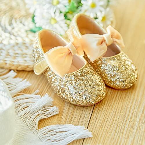 imageKolan Toddler Little Girls Mary Jane Ballet Flat Dress ShoesK328gold