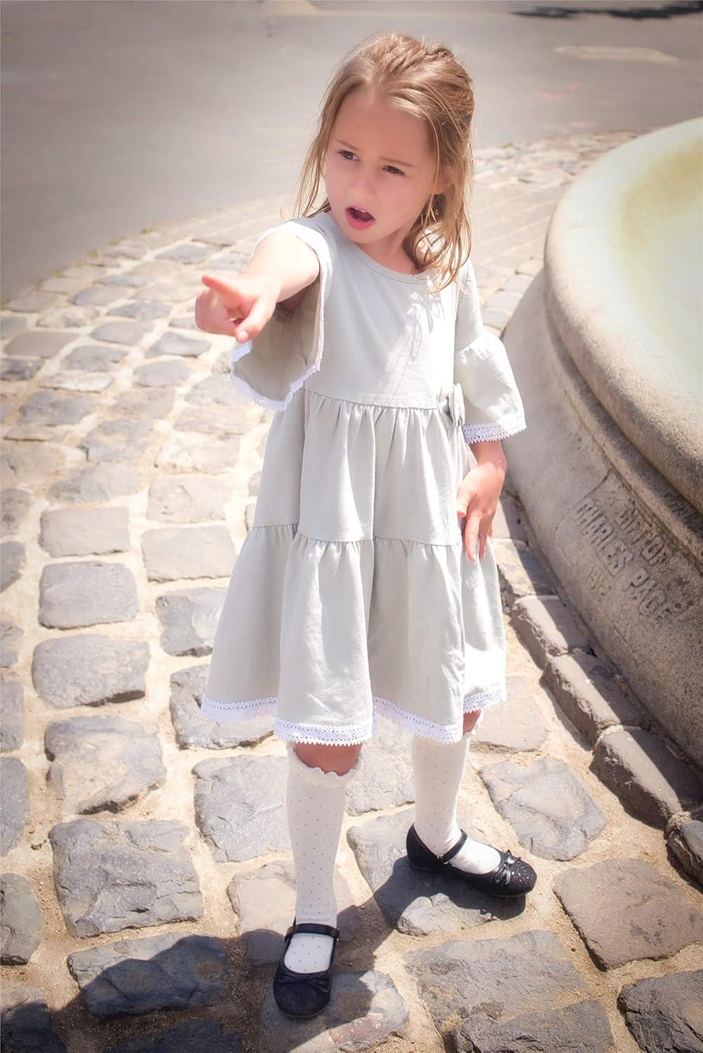 imageKolan Toddler Little Girls Mary Jane Ballet Flat Dress ShoesK708black