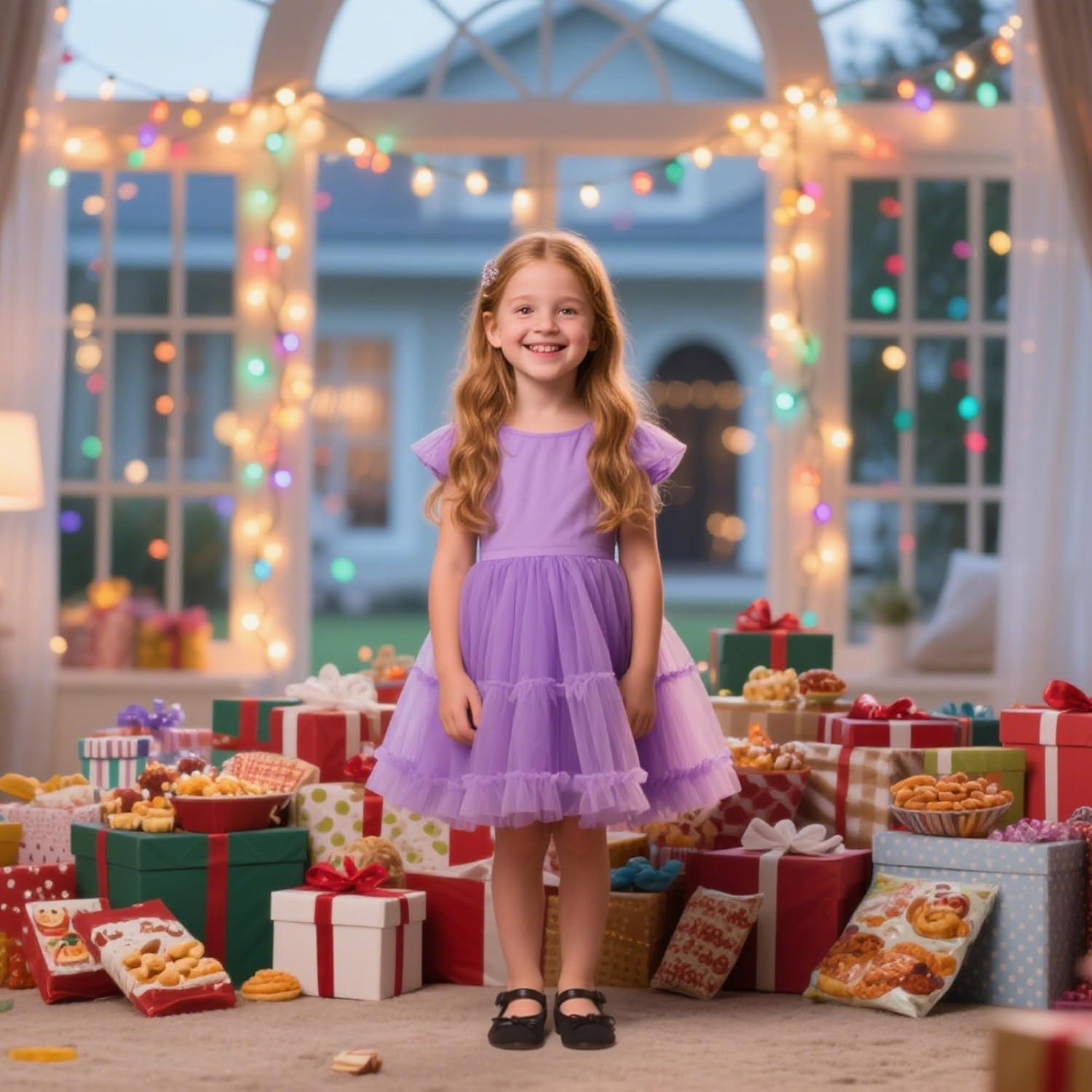 imageKolan Toddler Little Girls Mary Jane Ballet Flat Dress ShoesK708black