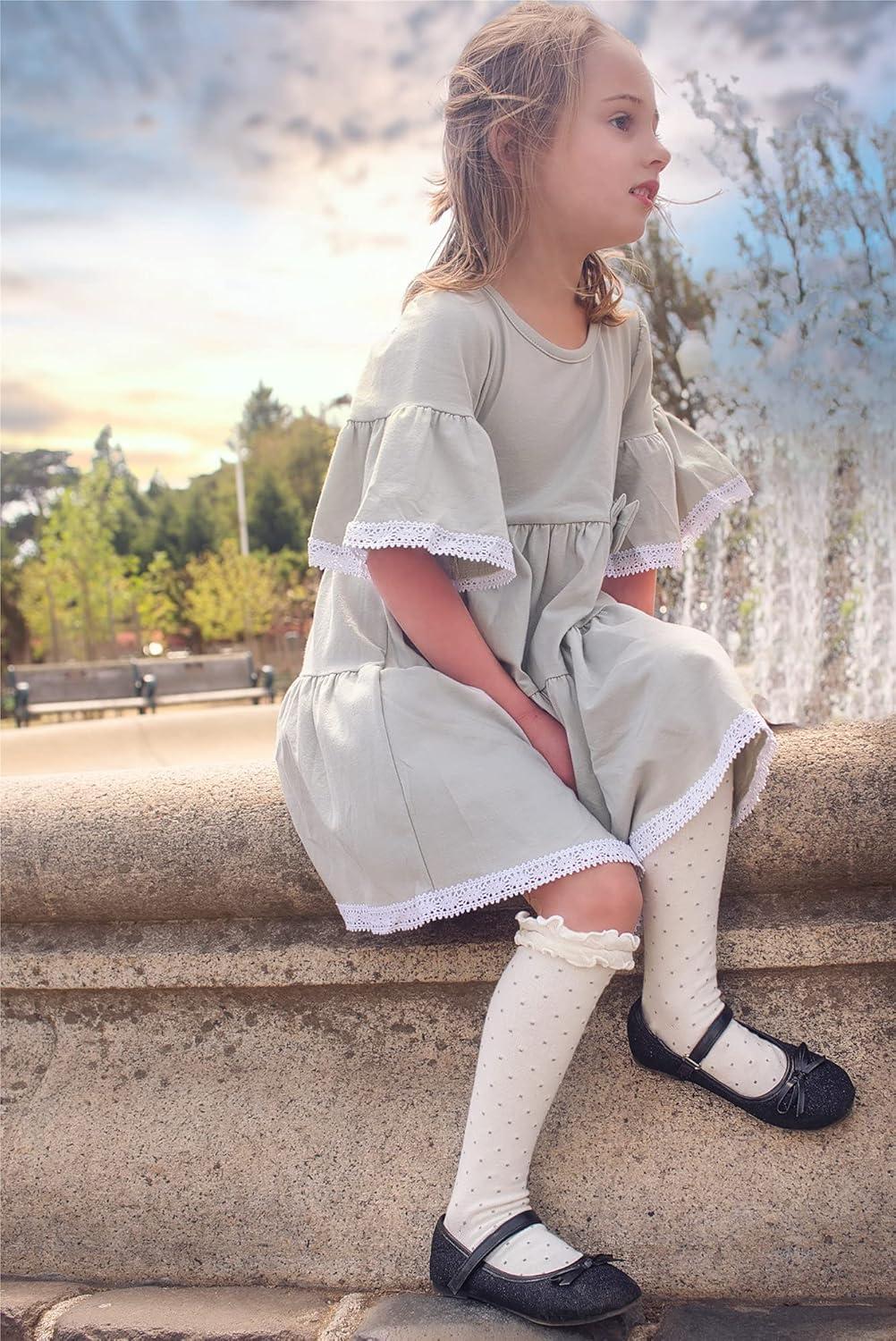 imageKolan Toddler Little Girls Mary Jane Ballet Flat Dress ShoesK708black