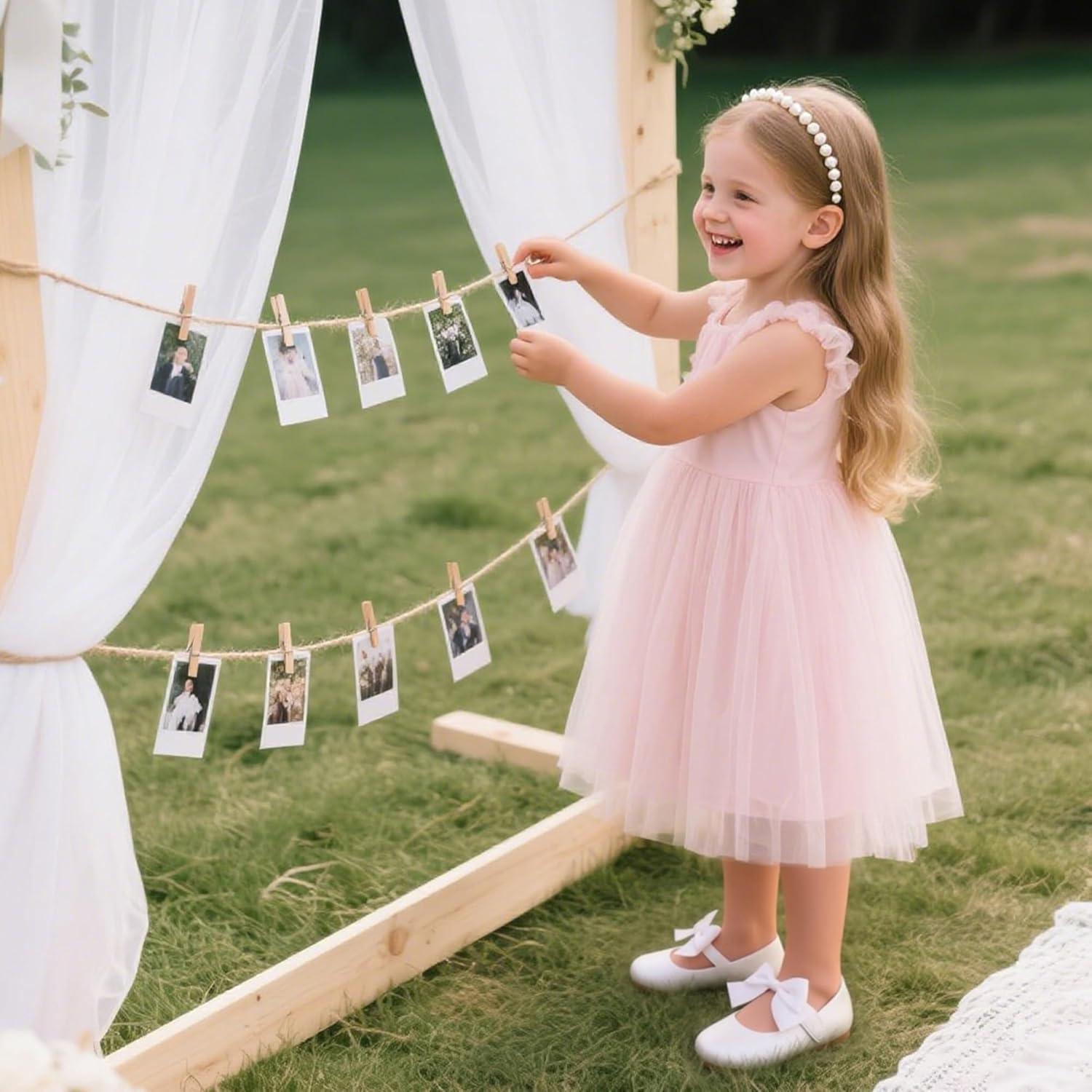 imageKolan Toddler Little Girls Mary Jane Ballet Flat Dress ShoesKf07white