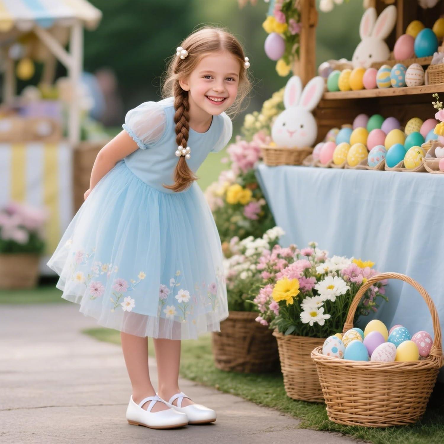 imageKolan Toddler Little Girls Mary Jane Ballet Flat Dress ShoesKf09white