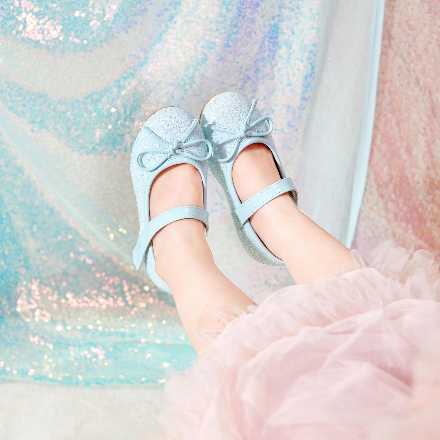 imageKolan Toddler Little Girls Mary Jane Ballet Flat Dress ShoesKf12light Green