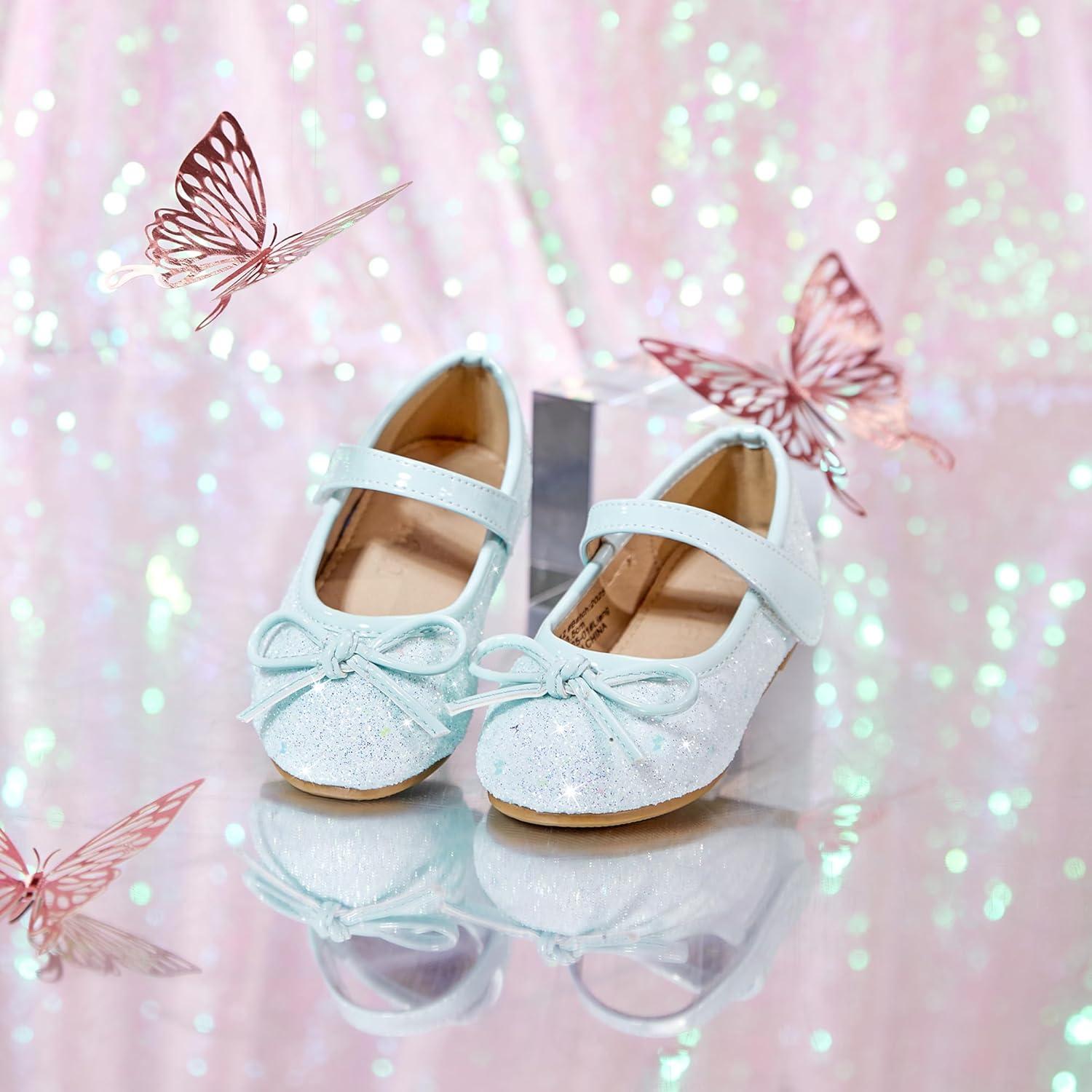 imageKolan Toddler Little Girls Mary Jane Ballet Flat Dress ShoesKf12light Green