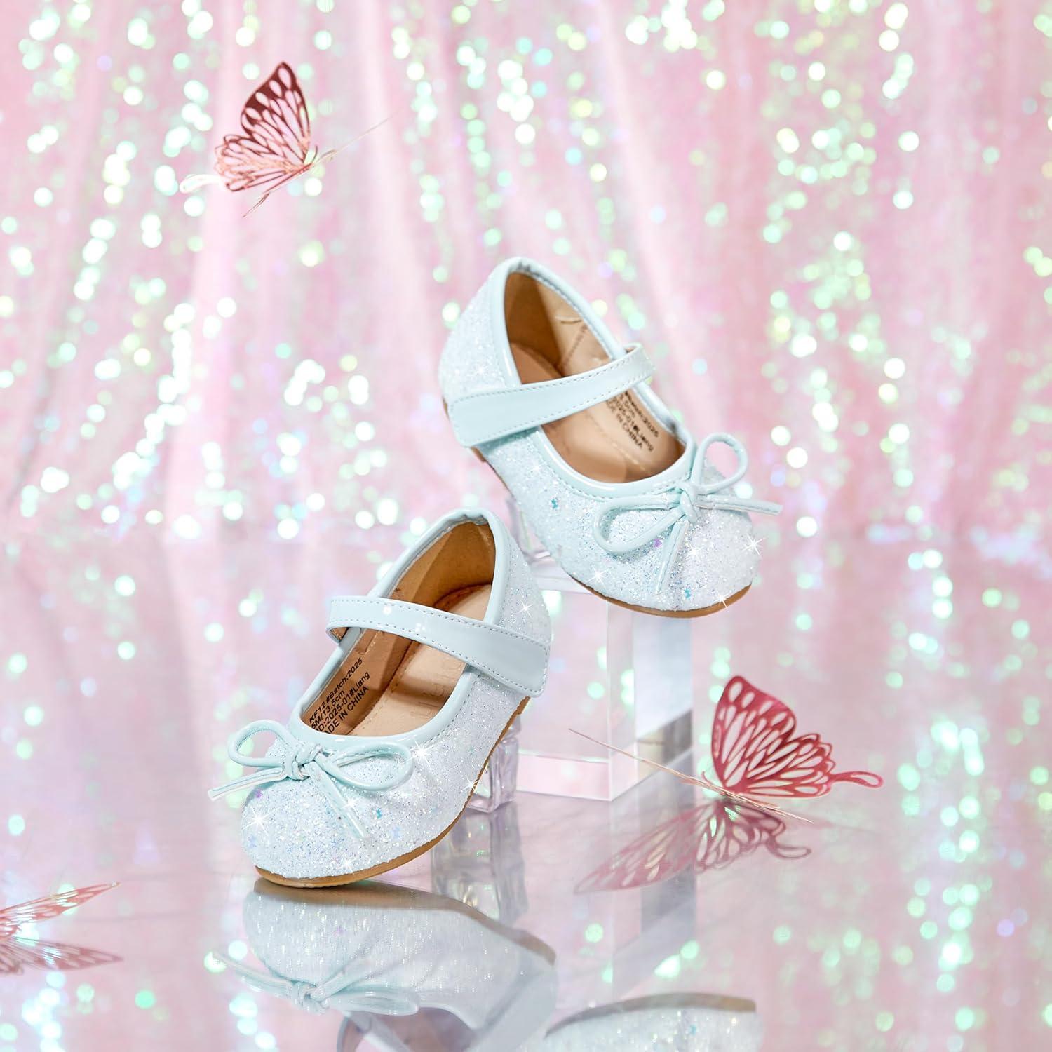 imageKolan Toddler Little Girls Mary Jane Ballet Flat Dress ShoesKf12light Green