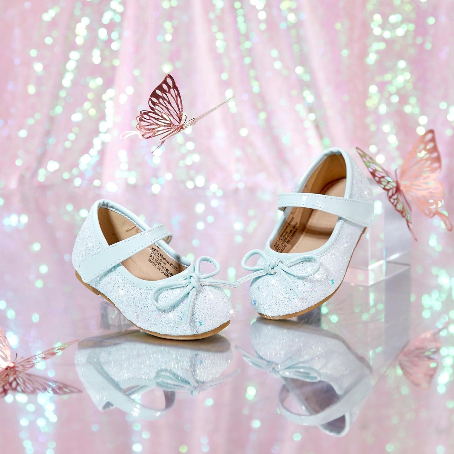 imageKolan Toddler Little Girls Mary Jane Ballet Flat Dress ShoesKf12light Green