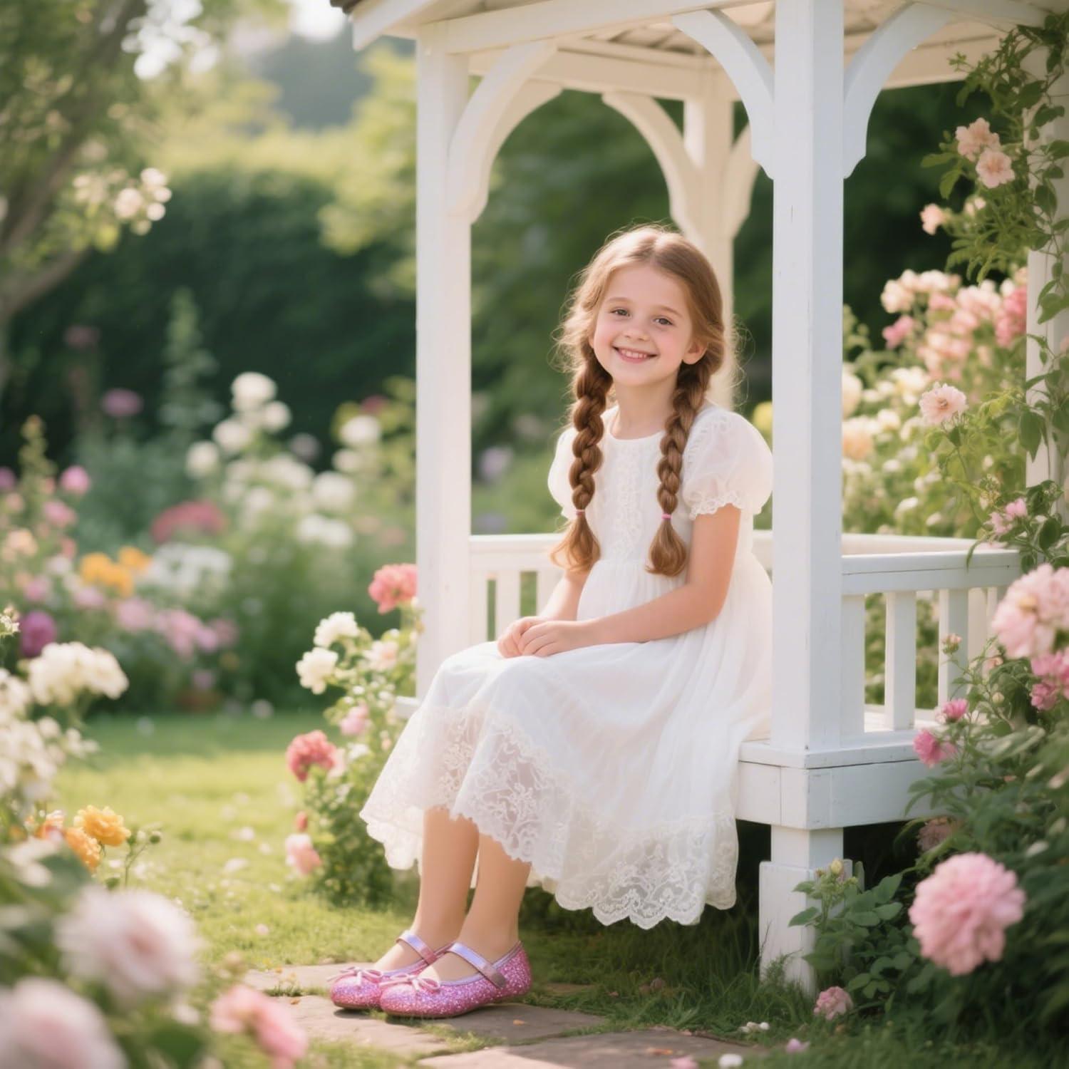 imageKolan Toddler Little Girls Mary Jane Ballet Flat Dress ShoesKf701pink