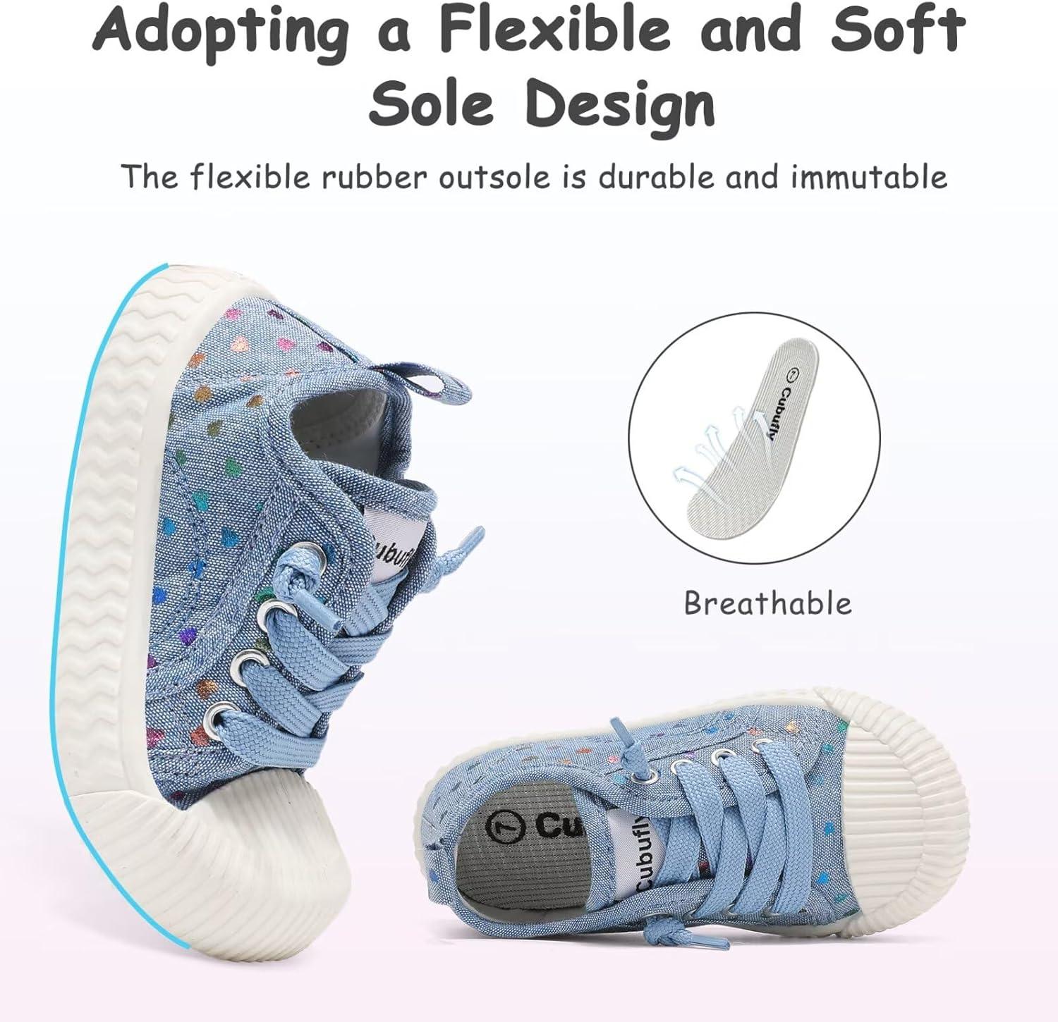 imageToddler Shoes Boys Girls Slip On Canvas SneakersHeart