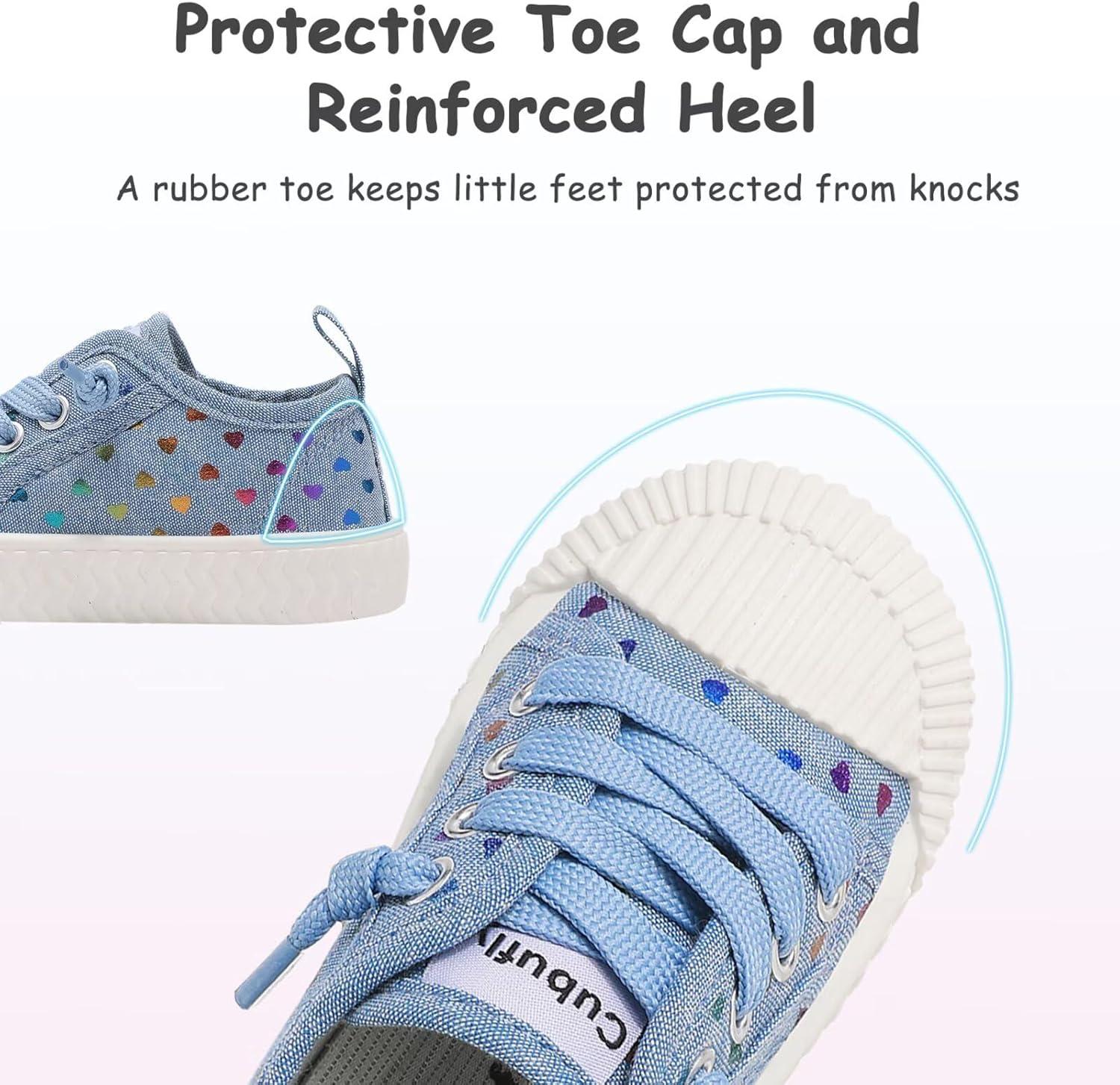 imageToddler Shoes Boys Girls Slip On Canvas SneakersHeart