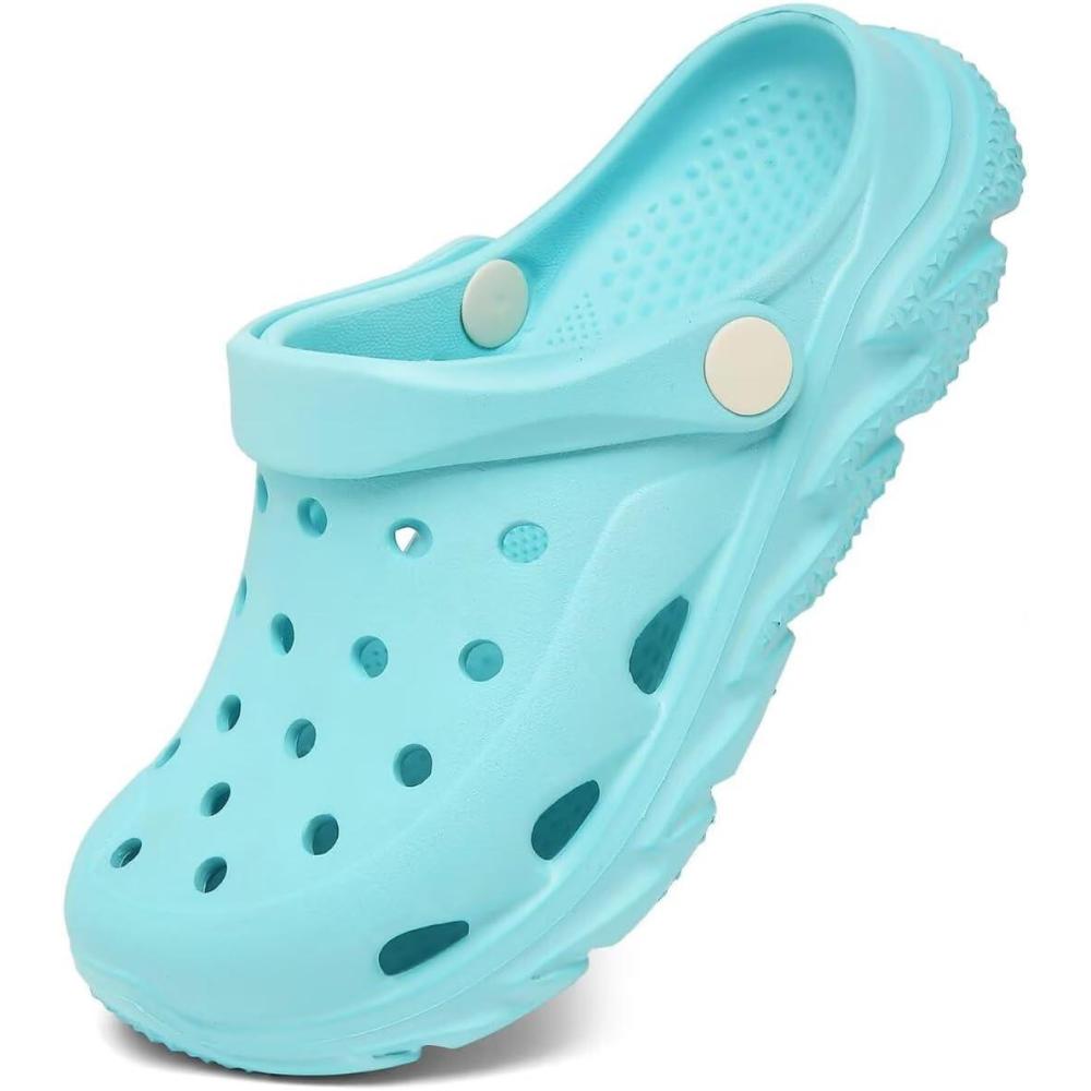 imageCubufly Kids Boys Girls Clog Garden Shoes Slip On Slide Sandals Beach Water Shoes for ToddlerLittle KidBig KidChildrenWater Blue