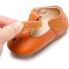 Bébé et tout-petit filles Soft Sole Chaussures en cuir T-Strap Mary Jane pour bébé Prewalker