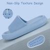 Cubufly Cloud Diapositives pour les enfants »Business Girls Shower Slippers Glissez sur Sandales »Pantoufles d&rsquo;oreiller non-dérapantes ouvertes à l&rsquo;orteil Sandals »Sèchement rapide Chaussures de piscine de plage (Hazeblue)