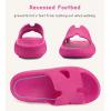 Cubufly Cloud Diapositives pour les enfants »Business Girls Shower Slippers Glissez sur Sandales »Non-dérapez Open Toe Oreiller Pantoufles Sandals »Séchage rapide Chaussures de piscine de plage d&rsquo;été (Résérie)