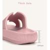 Cubufly Cloud Diapositives pour les enfants »Filles filles douche Pantoufles Glisser sur des sandales »Non-déraper ouvert orteil Poignets d&rsquo;oreillers Sandales »Sèchement rapide Chaussures de piscine plage été (Rosepink)