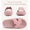 Cubufly Cloud Diapositives pour les enfants »Filles filles douche Pantoufles Glisser sur des sandales »Non-déraper ouvert orteil Poignets d&rsquo;oreillers Sandales »Sèchement rapide Chaussures de piscine plage été (Rosepink)