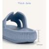 Cubufly Cloud Slides for Kids »Boys Girls Shower Slippers Glissez sur Sandales « Non-Slip Open Toe Oreiller Pantoufles Sandals »Sèchement rapide Chaussures de piscine de plage d&rsquo;été (Waterblue)