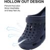 Cubufly Kid Garden Clogs Slip sur l&rsquo;eau Chaussures pour enfants Sandales pour intérieur extérieur(Petit enfant / Petit enfant/Big Kids)( Bleu foncé)