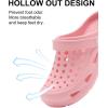 Cubufly Kid Garden Clogs Slip sur l&rsquo;eau Chaussures pour enfants Sandales pour intérieur extérieur (petits enfants/enfants grands)(Pink)