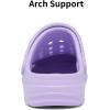 Jardin Cubufly Kid Clogs Glissez sur l&rsquo;eau Chaussures pour enfants Sandales pour intérieur extérieur(Petits enfants/Big Kids)(Purple)