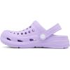 Jardin Cubufly Kid Clogs Glissez sur l&rsquo;eau Chaussures pour enfants Sandales pour intérieur extérieur(Petits enfants/Big Kids)(Purple)