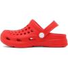 Cubufly Kid Garden Clogs Slip sur l&rsquo;eau Chaussures pour enfants Sandales pour intérieur extérieur(Petit enfant / Petit enfant/Big Kids)(Rouge)