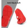 Cubufly Kid Garden Clogs Slip sur l&rsquo;eau Chaussures pour enfants Sandales pour intérieur extérieur(Petit enfant / Petit enfant/Big Kids)(Rouge)