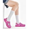 Cubufly Kid Garden Clogs Slip sur l&rsquo;eau Chaussures pour enfants Sandales pour intérieur extérieur(Petit enfant / Petit enfant/Grand enfant)(Rose Red)