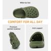 Cubufly Enfants Garçons Filles Clog Jardin Chaussures Glisser sur Sandales Plage Eau Chaussures pour tout-petit / petit enfant / grand enfant/enfants(Army Green)