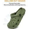 Cubufly Enfants Garçons Filles Clog Jardin Chaussures Glisser sur Sandales Plage Eau Chaussures pour tout-petit / petit enfant / grand enfant/enfants(Army Green)
