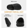 Cubufly Enfants Garçons Filles Clog Jardin Chaussures Glisser sur Sandales de plage Eau Chaussures pour tout-petit / petit enfant / grand enfant/enfants(noir)