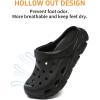 Cubufly Enfants Garçons Filles Clog Jardin Chaussures Glisser sur Sandales de plage Eau Chaussures pour tout-petit / petit enfant / grand enfant/enfants(noir)