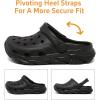 Cubufly Enfants Garçons Filles Clog Jardin Chaussures Glisser sur Sandales de plage Eau Chaussures pour tout-petit / petit enfant / grand enfant/enfants(noir)