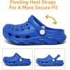 Cubufly Enfants Garçons Filles Clog Jardin Chaussures Glisser sur Sandales Plage Water Shoes pour tout-petit / petit enfant / grand garçon / enfants (Klein Blue)